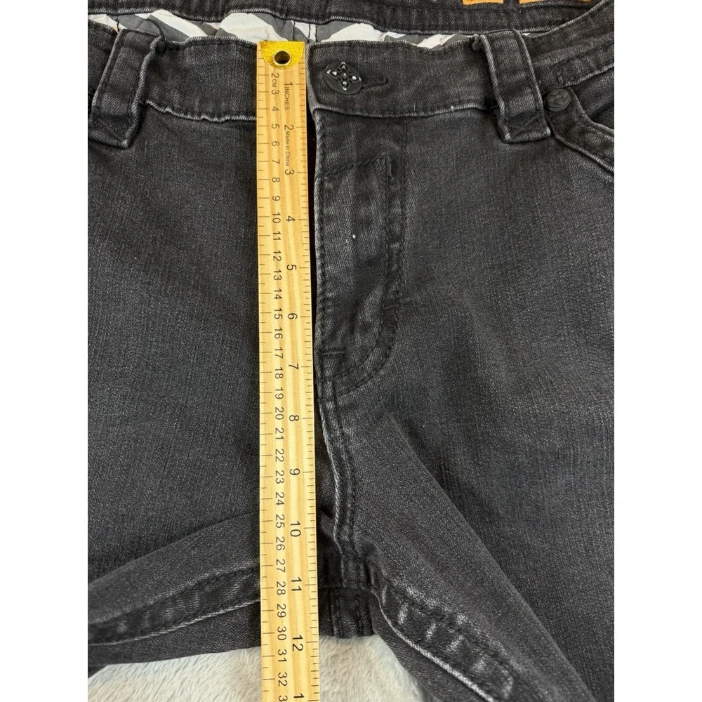 Rock Revival‎ Arther Alt Straight Jeans Men's 42x31 Black Denim Dark